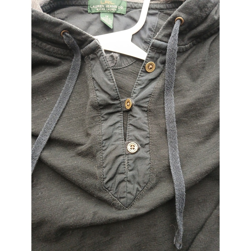 LaurenJeans Co. LRL Ralph Lauren 1X Hoodie Style Shirt - Picture 3 of 16
